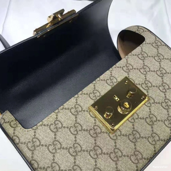 Hyper Peter bamboo Padlock GUCCI GG small bag shoulder 0808